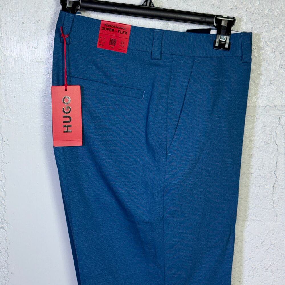 Hugo Boss Men's Modern-Fit Suit Pants Light pastel blue 34R $198